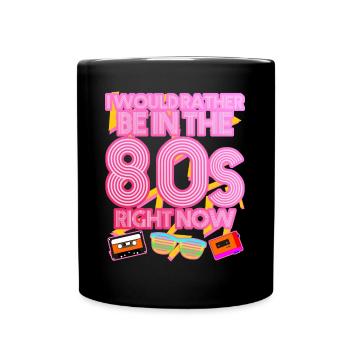 1980 Disco Retro 80s Party 80s - Full Colour Mug - black - Front
