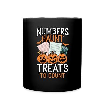 Pay Haunt goodies to count accountant Hello - Full Colour Mug - black - Front