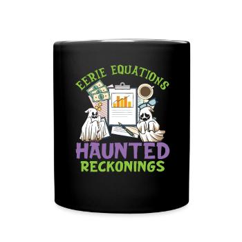 Uncanny equations Spooky Reckonings H - Full Colour Mug - black - Front