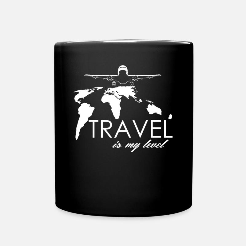 Voyage Voyage Vacances Tour du Monde - Mug uni - noir