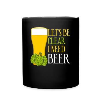 Beer Party Hobby Brewer Beer Brewer - Full Colour Mug - black - Front