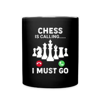 Funny Chess Strategy Games Chess Players Chess - Full Colour Mug - black - Front