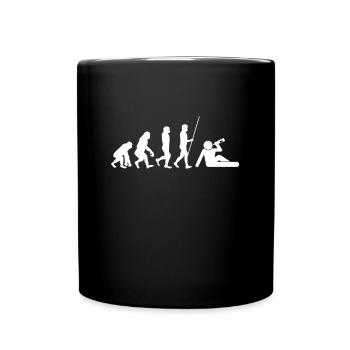 This job makes me drink - Full Colour Mug - black - Front