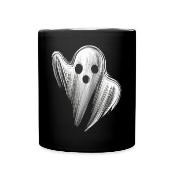 FANTÔME EFFRAYANT STYLISÉ - Mug uni - noir - Devant