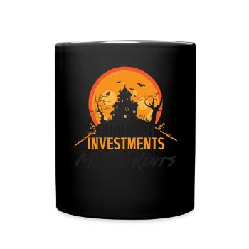 Spooky Investments Mystic Rents Halloween - Full Colour Mug - black - Front