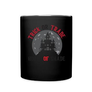 Süßes oder Saures Haus des Schattenmaklers Hallowe - Tasse einfarbig - Schwarz - Vorne