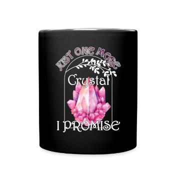 Funny Gemstone Chakra Healer Spiritual - Full Colour Mug - black - Front