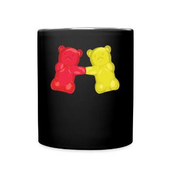 Gummy Bears Dancing Boogie Woogie - Mug uni - noir - Devant