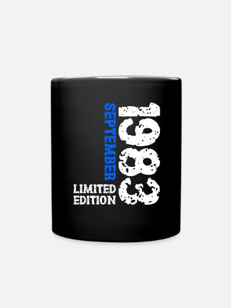 1983 Septembre Edition Limitée 40th Birthday Deco - Mug uni - noir