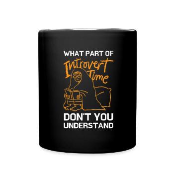 Reading For Girls - Just a girl in love with her - Full Colour Mug - black - Front