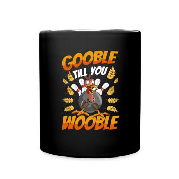 Thanksgiving Bowl Bowler Strike Pin Sport Bowling - Mug uni - noir - Devant