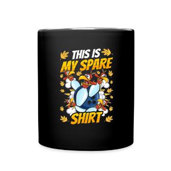 Thanksgiving Bowl Bowler Strike Pin Sport Bowling - Mug uni - noir - Devant