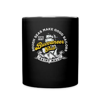 Buccaneer Club St Malo France - Mug uni - noir - Devant