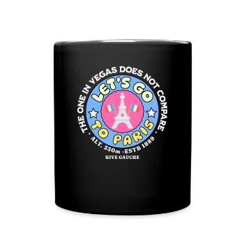 Let's go to Paris - Mug uni - noir - Devant