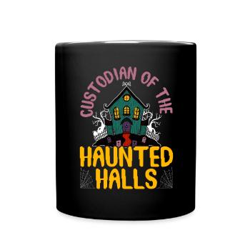 Caretaker of the Ghost Halls Caretaker Hallowee - Full Colour Mug - black - Front