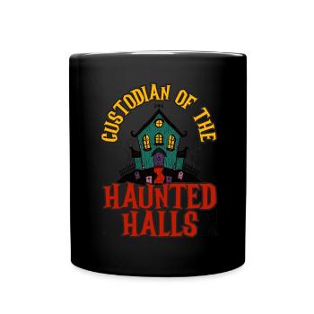 Caretaker of the Ghost Halls Caretaker Hallowee - Full Colour Mug - black - Front