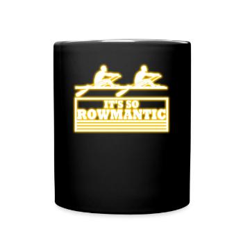 Rudern Ruderer Ruderboot Ruderverein - Tasse einfarbig - Schwarz - Vorne