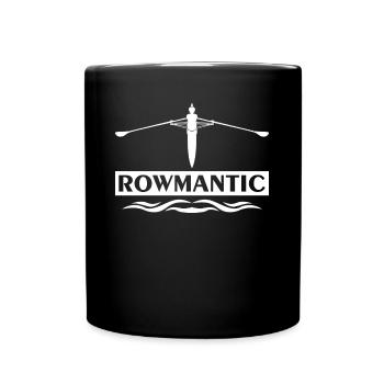 Ruderverein Rudern Ruderer Ruderboot - Tasse einfarbig - Schwarz - Vorne