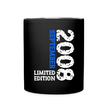 2008 Septembre Edition Limitée 15th Birthday Deco - Mug uni - noir - Devant