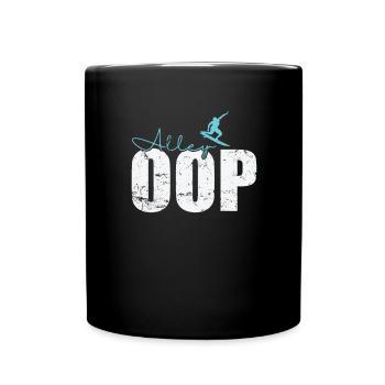 Alley Oop Surfing - Full Colour Mug - black - Front