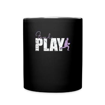 Foul Play Rugby - Full Colour Mug - black - Front
