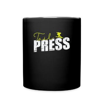 Tail Press Snowboard - Full Colour Mug - black - Front