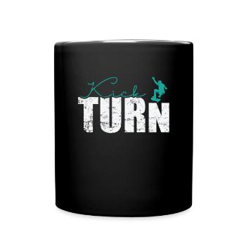 Kickturn Skateboard - Full Colour Mug - black - Front
