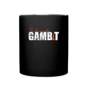Budapester Gambit - Tasse einfarbig - Schwarz - Vorne