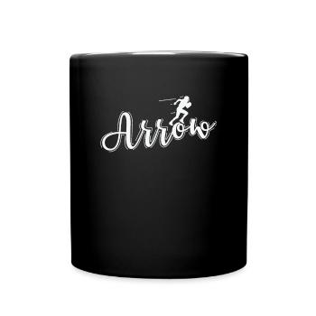 Arrow Football - Tasse einfarbig - Schwarz - Vorne