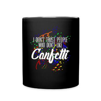 Confetti Party Carnival Carnival - Full Colour Mug - black - Front