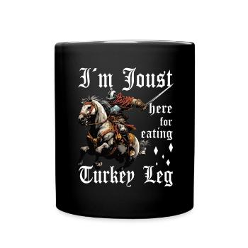 If you don't flee, you are not passionate about it - Full Colour Mug - black - Front