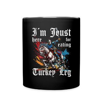 If you don't flee, you are not passionate about it - Full Colour Mug - black - Front