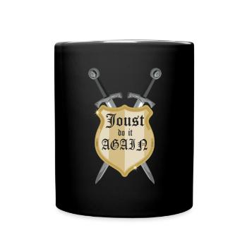 Ren Faire Kostüm - Mittelalterliche Trübungs - Tasse einfarbig - Schwarz - Vorne