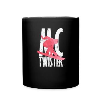 Planche à neige McTwister - Mug uni - noir - Devant