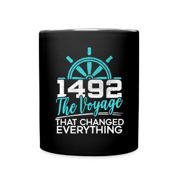 1492: The journey that changed everything - Full Colour Mug - black - Front