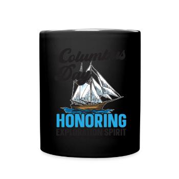 Columbus Day : En l’honneur de l’ de découverte - Mug uni - noir - Devant