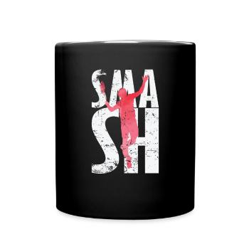 Smash Badminton - Mug uni - noir - Devant