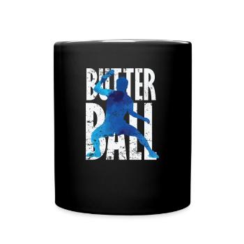 Butterball Table Tennis - Full Colour Mug - black - Front