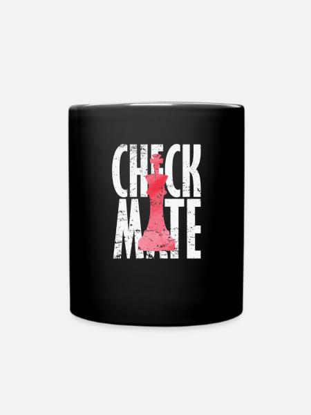 Échecs et échec et mat - Mug uni - noir