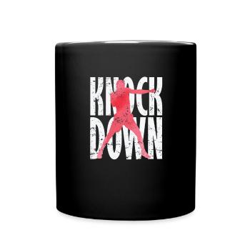 Knock Down Boxen - Tasse einfarbig - Schwarz - Vorne