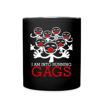 BDSM Spruch - Tasse einfarbig - Schwarz - Vorne