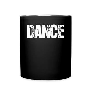 Dancing Halloween skeletons - Full Colour Mug - black - Front