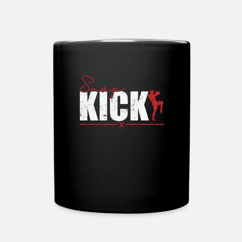 Snap Kick MMA Taekwondo - Tasse einfarbig - Schwarz