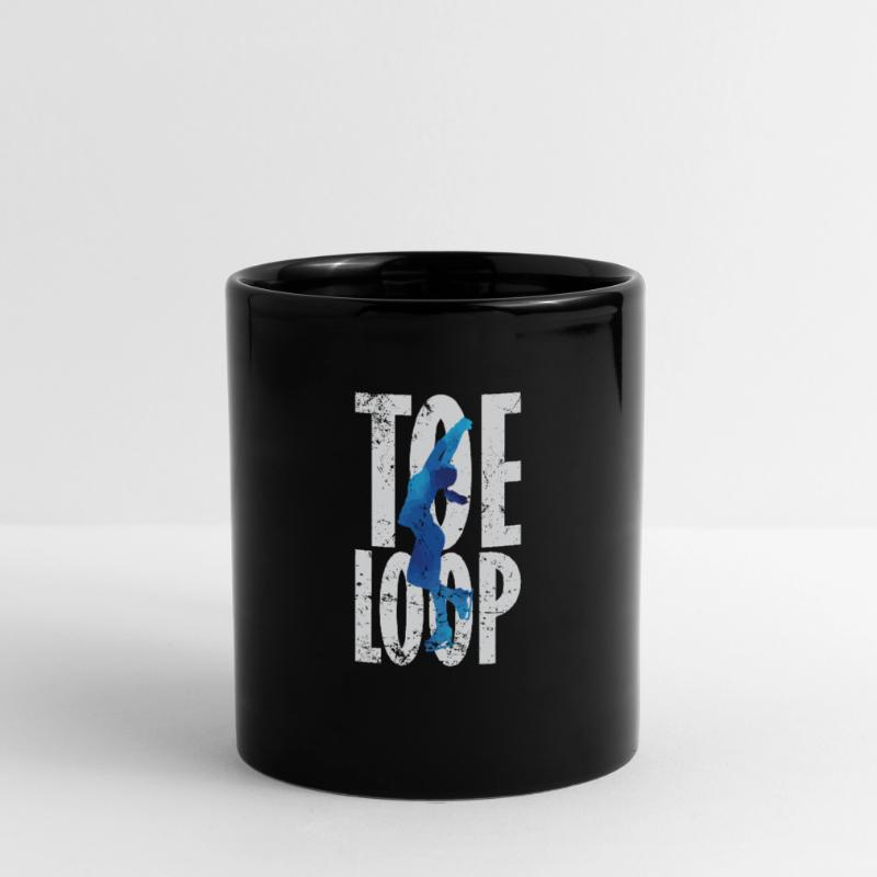 Toeloop Eiskunstlauf Tasse einfarbig