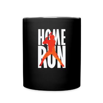 Home Run Baseball - Full Colour Mug - black - Front