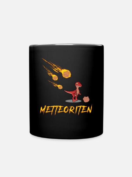 Hackfleisch Mettfleisch Mettbrötchen - Tasse einfarbig - Schwarz
