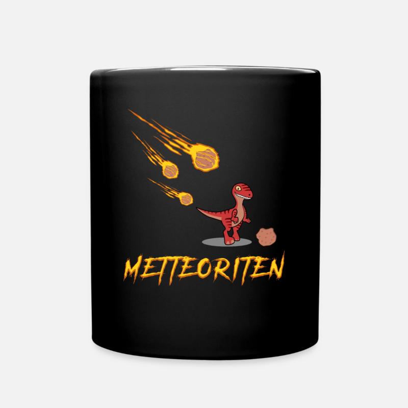 Hackfleisch Mettfleisch Mettbrötchen - Tasse einfarbig - Schwarz