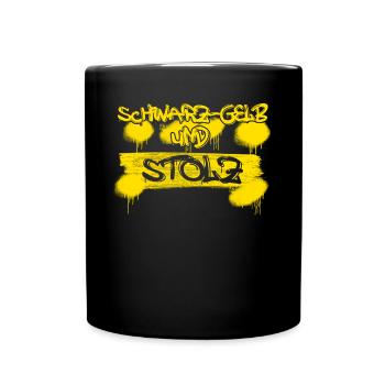 Dortmund - Tasse einfarbig - Schwarz - Vorne