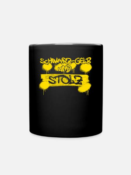 Dortmund - Tasse einfarbig - Schwarz