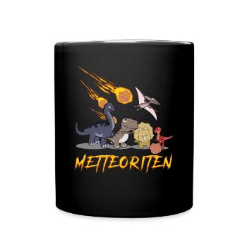 Mettbällchen Hackfleisch Mett Hack - Tasse einfarbig - Schwarz - Vorne